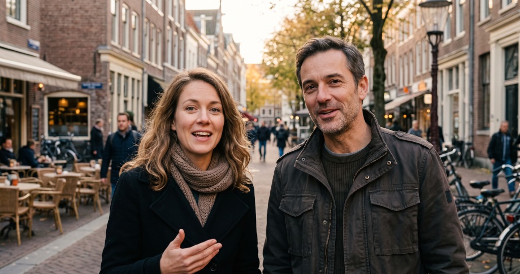 Anna (32) és Gábor (45) Budapest belvárosában